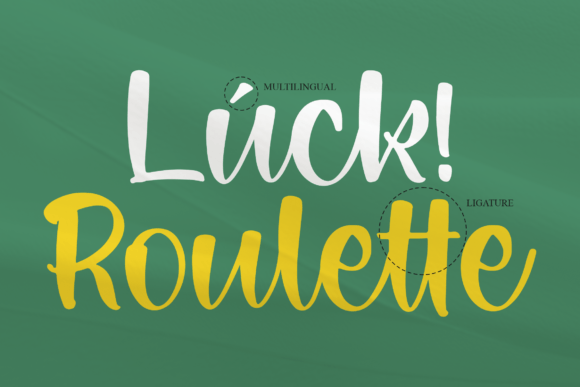 Dream Roulette Font Poster 12