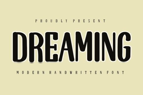 Dreaming Font Poster 1