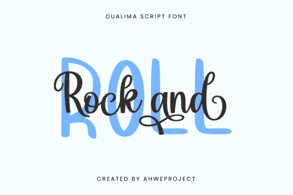 Dualima Font Poster 8