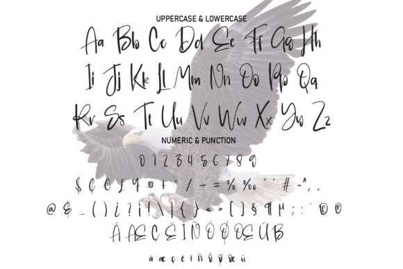 Eagle Font Poster 7