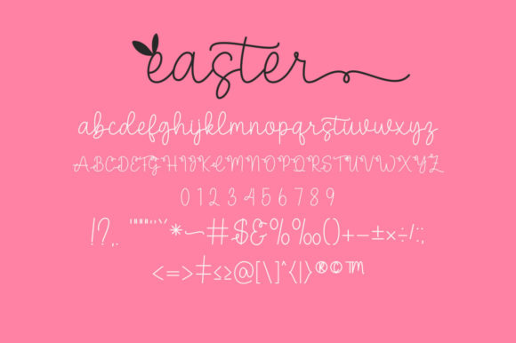 Easter Font Poster 11