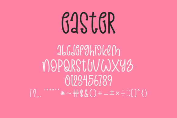 Easter Font Poster 13