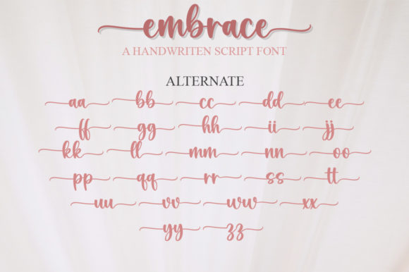 Embrace Font Poster 6