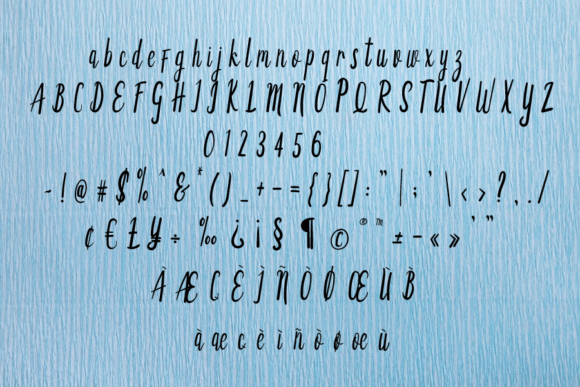 Emerald Font Poster 5