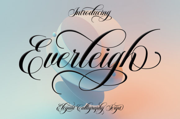 Everleigh Font Poster 10