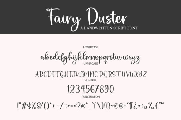 Fairy Duster Font Poster 5