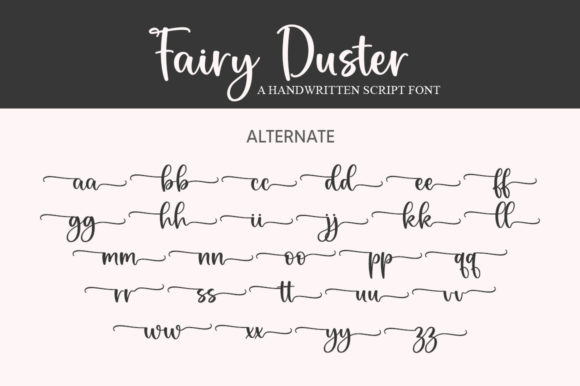 Fairy Duster Font Poster 6