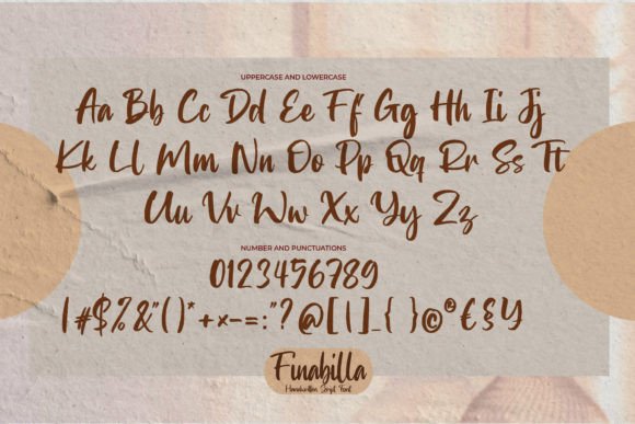 Finabilla Font Poster 6