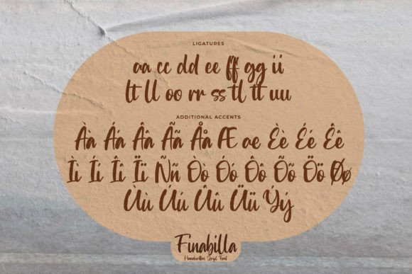 Finabilla Font Poster 7