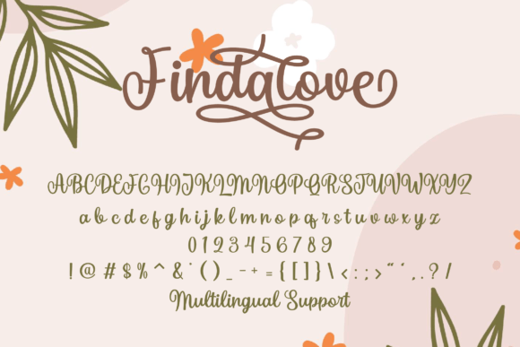 Findalove Font Poster 7