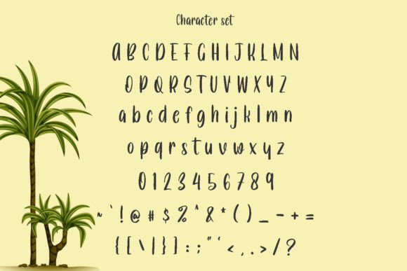 Floratropica Font Poster 10