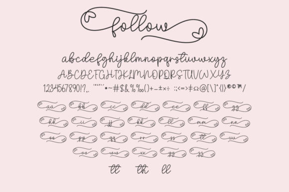 Follow Your Dream Font Poster 7