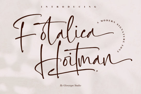 Fotalica Hoitman Font Poster 1