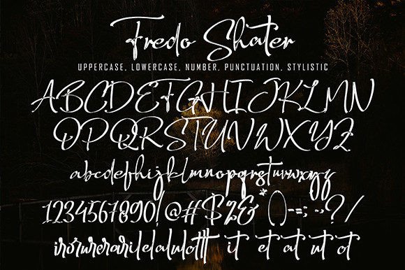 Fredo Shater Font Poster 10