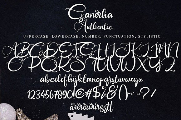 Ganerha Authentic Font Poster 8