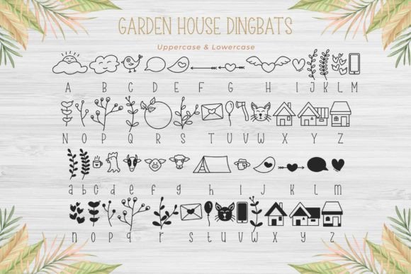 Garden House Font Poster 14