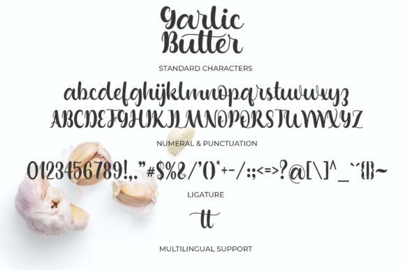 Garlic Butter Font Poster 7