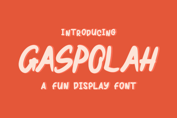 Gaspolah Font Poster 1