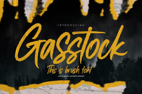 Gasstock Font Poster 1