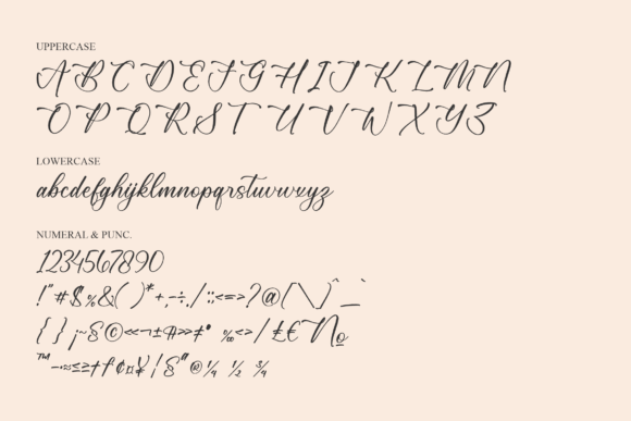 Gattenburg Mikalia Font Poster 3