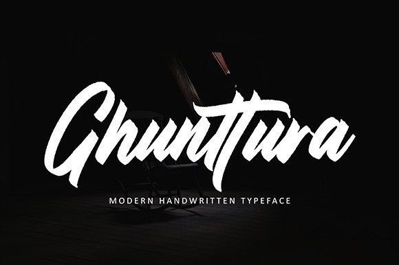 Ghunttura Font Poster 1