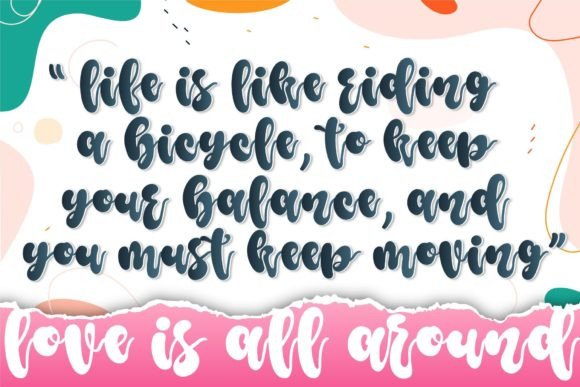 Girly Font Poster 5