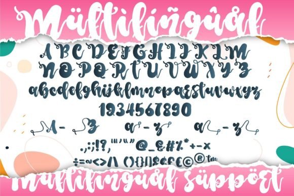 Girly Font Poster 7