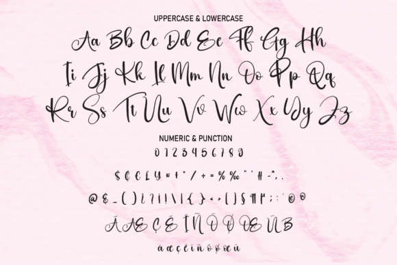 Girly Font Poster 7