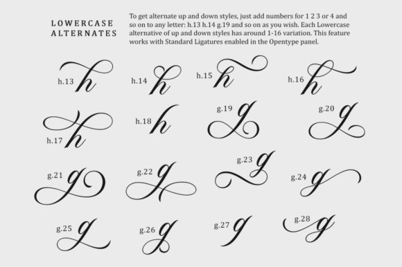 Glamour Font Poster 10