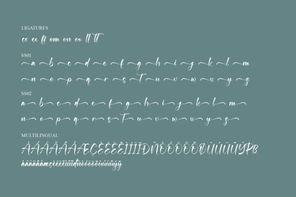 Gleensky Font Poster 14