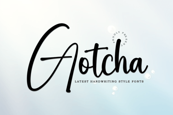 Gotcha Font Poster 1