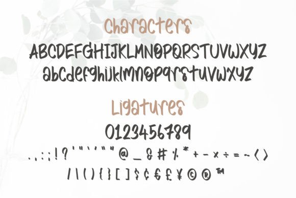 Gourmet Font Poster 5