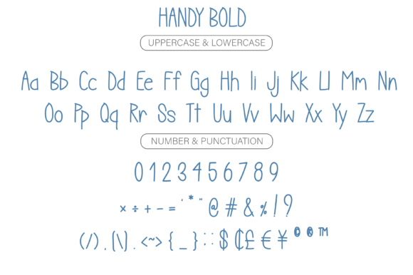 Handy Font Poster 8