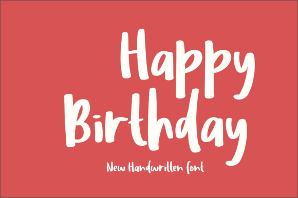 Happy Birthday Font