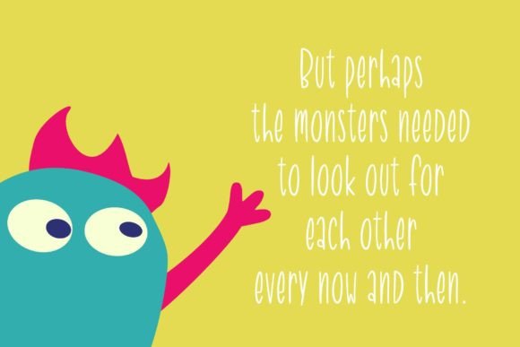 Happy Monster Font Poster 2