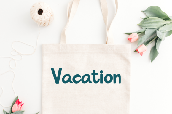 Happy Vacation Font Poster 6