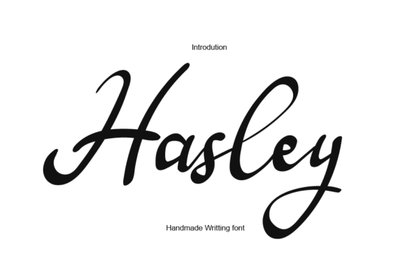 Hasley Font Poster 1