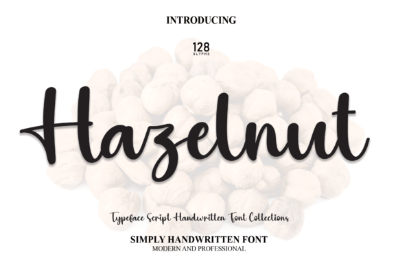 Hazelnut Font Poster 1