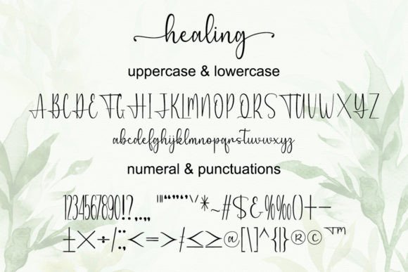 Healing Font Poster 5