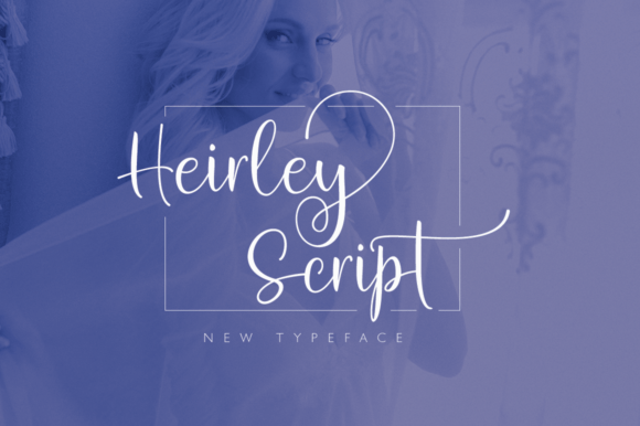 Heirley Script Font Poster 1