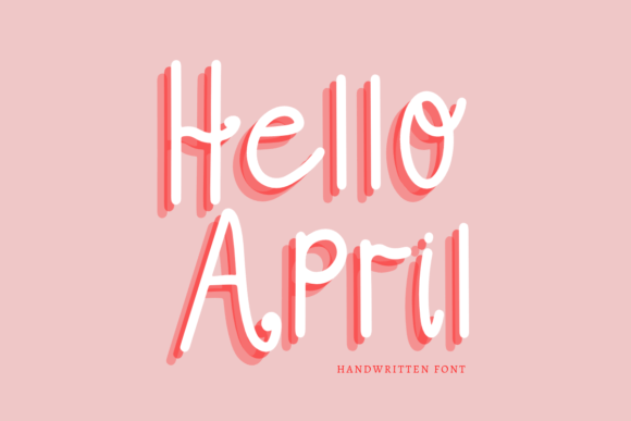 Hello April Font Poster 1