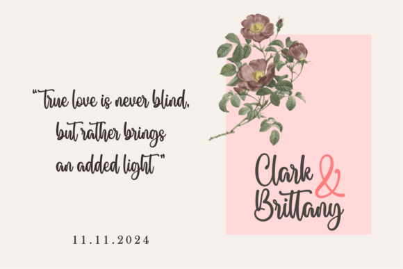 Hello Brittany Font Poster 4