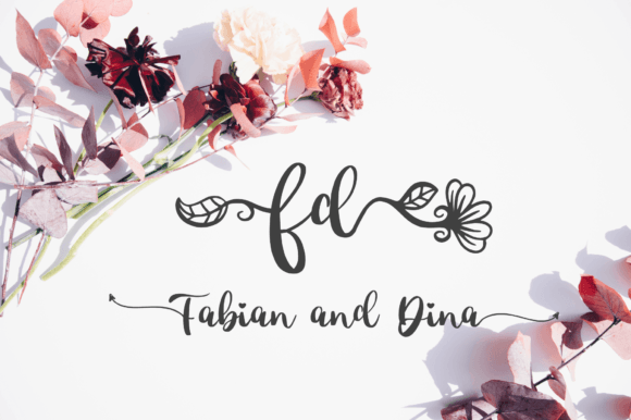 Hello Floral Font Poster 6