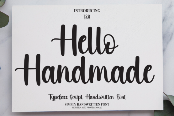 Hello Handmade Font Poster 1