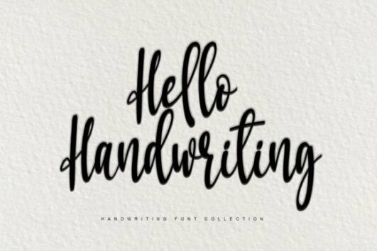 Hello Handwriting Font - Font Canyon