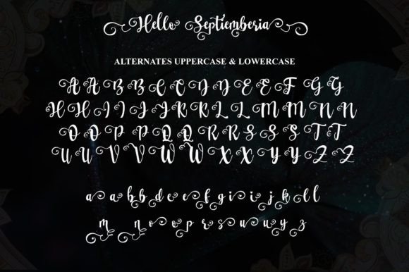 Hello Septiemberia Font Poster 9