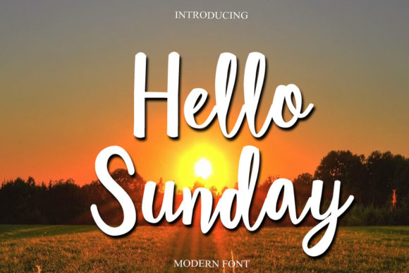 Hello Sunday Font