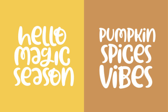 Hello Yellow Font Poster 3