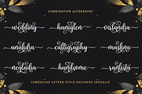 Holindya Sephalie Font Poster 8