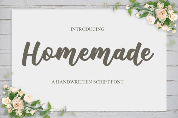 Homemade Font